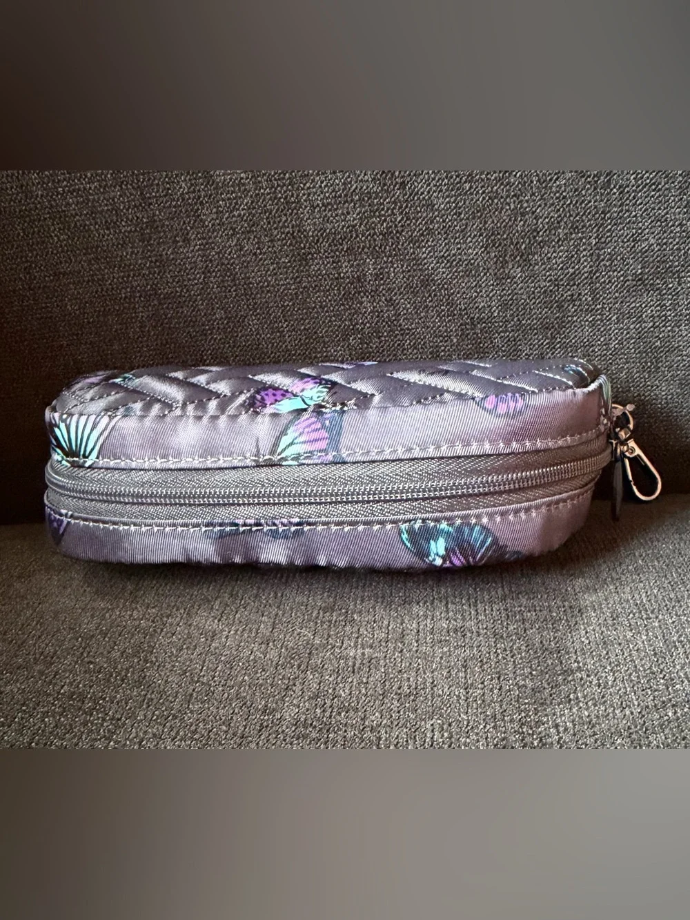 Lug Bobsled Eyeglass Case Pouch Bag – Butterfly Grey Gray Purple Blue